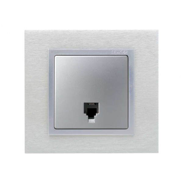 Simon 82 Detail Алюминий Накладка на 75480-, 75481-