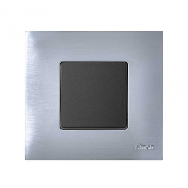 Simon 27 Play Графит Накладка на выключатель, декоративная, сменная, широкая