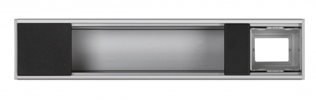 Simon K45 Connect Офиблок Compact из алюминия на 4+1 механизм цвета графит