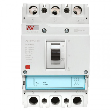 EKF Averes Автоматический выключатель AV POWER-2/3 250А 50kA ETU2.0