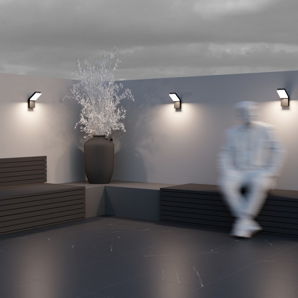 Настенный светильник (бра) Outdoor O595WL-L12B3K Maytoni Paso