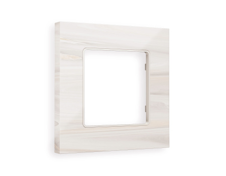 Рамка ALFA Grand (Бежевый мрамор) 1-ая AF930301