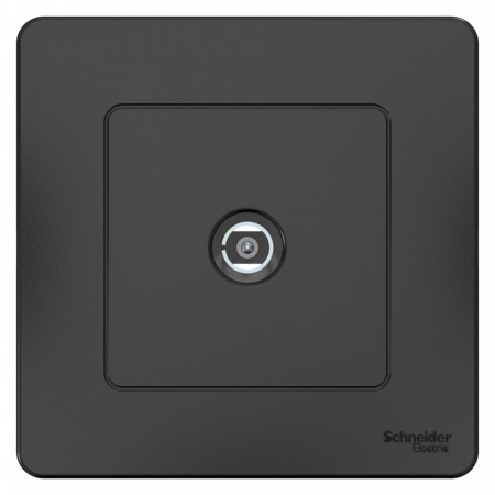 SE Blanca внутр Антрацит Розетка TV