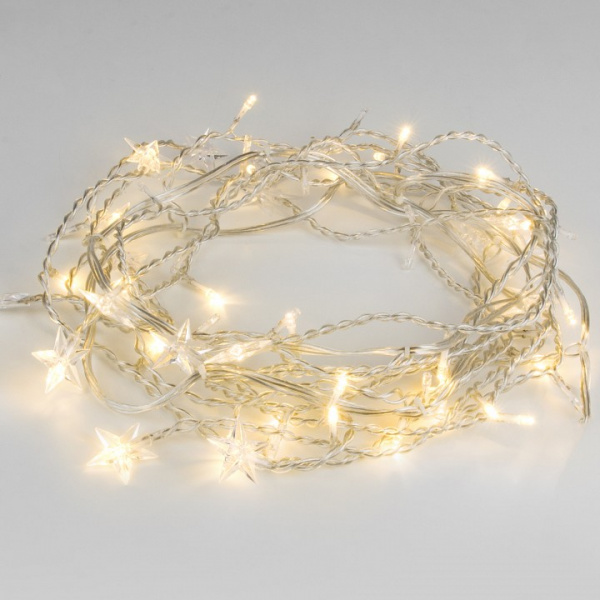 Гирлянда бахрома 1,8*0,5 м IP20 100-002 теплый белый Eurosvet 100-002