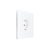 Systeme Electric Systeme Infinity Арктический лед Розетка с заземлением со шторками, 16А