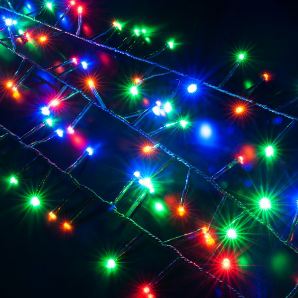 Гирлянда нить 'Мишура' мульти 5м IP20 400-004 мульти Eurosvet Мишура