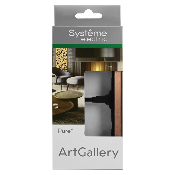 Systeme Electric ArtGallery Pure Металл Медь Рамка 2-ая