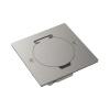Donel Лючок Surface 2 мод. (1 мод. 45х45 мм.), круглая крышка, никель, IP44, DFB2MRRN