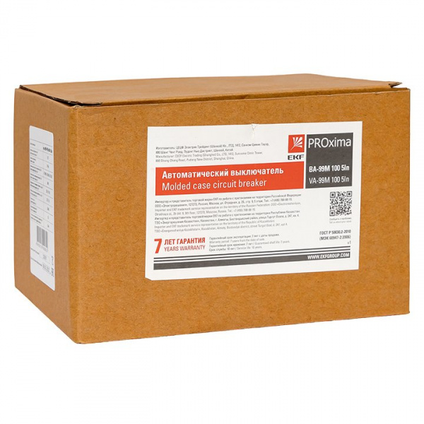 EKF PROxima Выключатель автоматический ВА-99М 100/80А 4P 5In 35кА