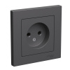 Systeme Electric AtlasDesign Базальт Розетка б/з, 16А, в сборе