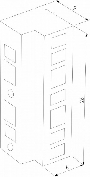 Flat Magnetic Коннектор угловой внутренний для накладного шинопровода (черный) 85002/00 Elektrostandard Flat Magnetic a063737