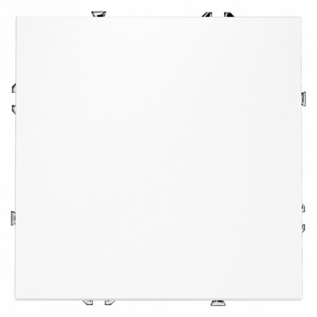 Перекрестный переключатель встраиваемый VOLTUM S70 одноклавишный 10А, (белый матовый)