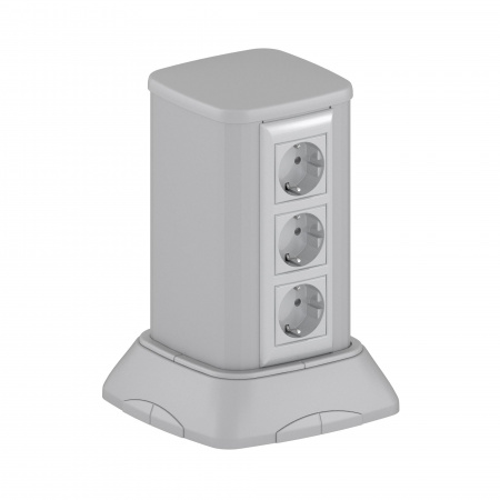 DKC Миниколонна алюминиевая, 0.25м, цвет темно-серебристый металлик