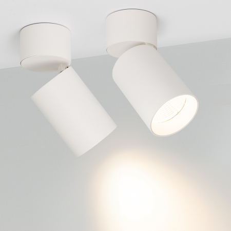 Потолочный светодиодный светильник Arlight SP-Polo-Surface-Flap-R85-15W Warm3000 027552