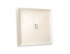 Лицевая панель ALFA (Бежевый глянец) для 1-клавишных выключателей с подсветкой QUANT AP3020