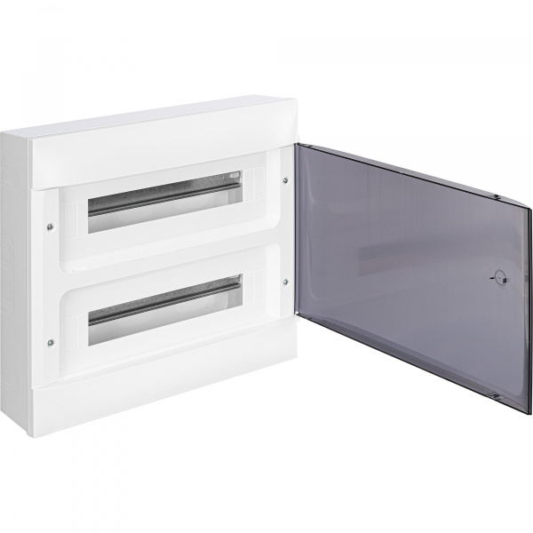 Legrand Practibox S Пластиковый щиток Навесной 2X18 Дымчатая дверь