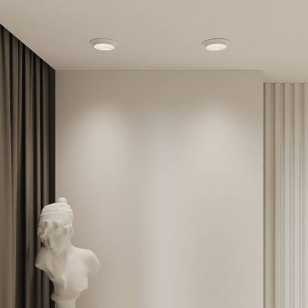 Светильник встраиваемый GU10 белый 25007/01 25007/01 Elektrostandard Senso a064250