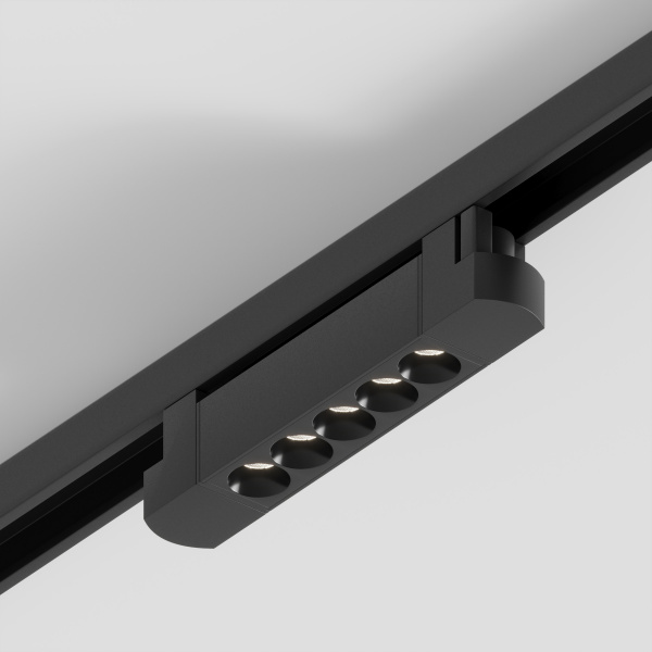 Трековый линейный светильник направленного света Skylite HSBL_0022 Однофазный,213мм- 4000К, чёрный