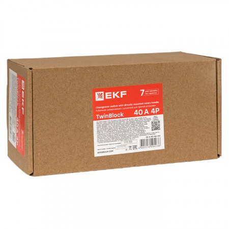 EKF Рубильник 250A 4P без рукоятки управления TwinBlock