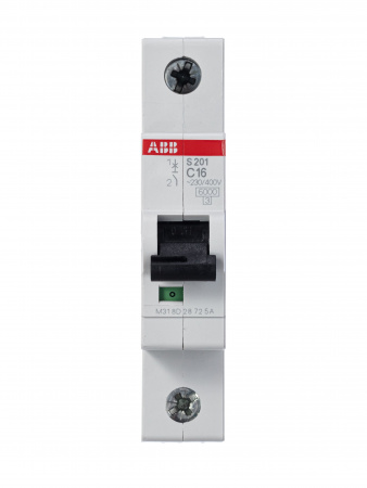 ABB Выключатель автоматический 1-полюсной S201 C16