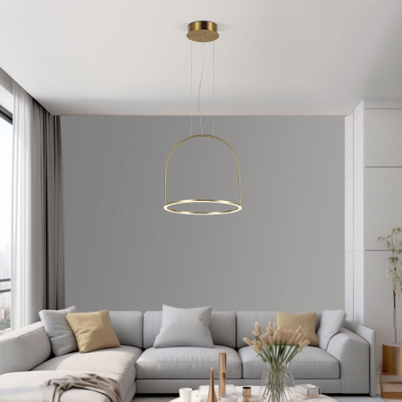 Подвесной светильник 90322/1 латунь Eurosvet Over