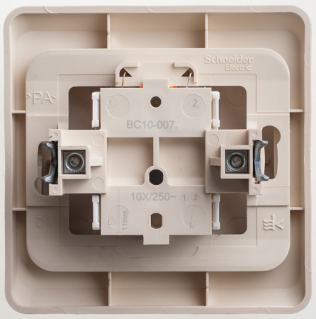 SE Этюд Крем Переключатель 1-клавишный с подсветкой