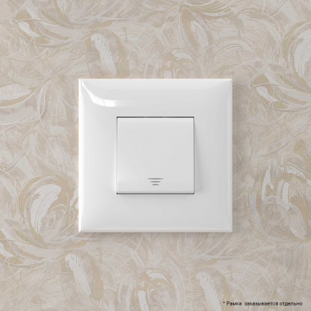 DKC Avanti Белое облако Кнопка одноклавишная