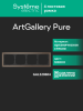 Systeme Electric ArtGallery Pure Органическое стекло Мокко Рамка 4-ая