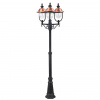 Садово-парковый светильник Arte Lamp Barcelona A1486PA-3BK