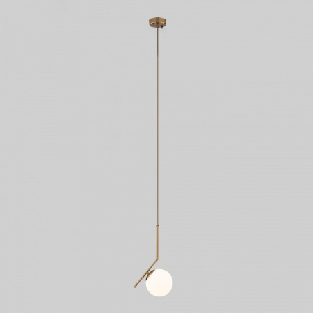 Подвесной светильник с тросом 1,8 м 50159/1 латунь Eurosvet Frost Long