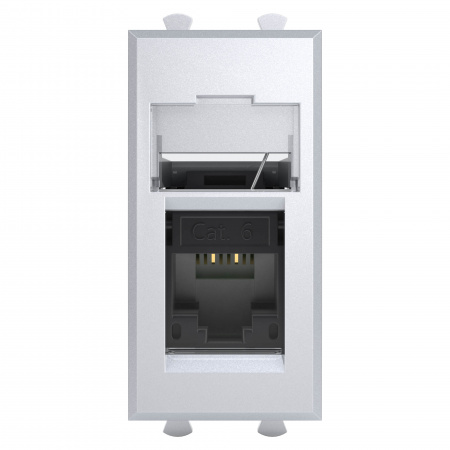 DKC Avanti Закаленная сталь Компьютерная розетка RJ-45  категория 6 1 модуль