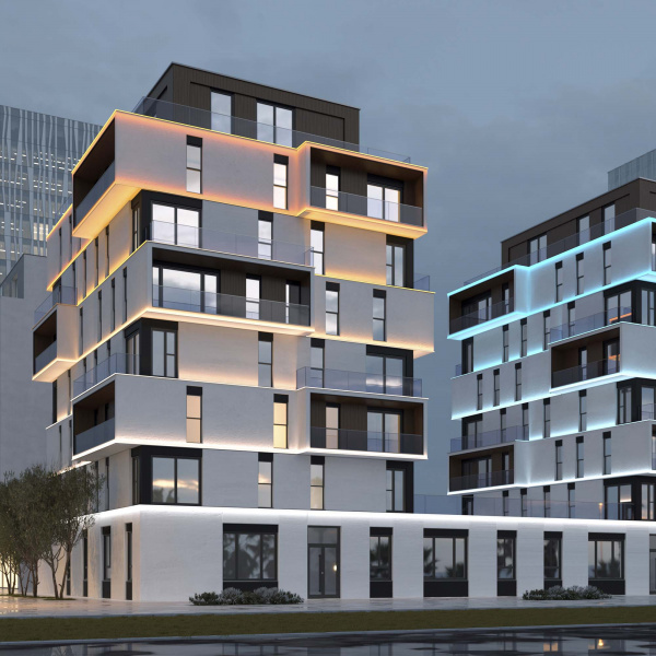 Arlight Лента герметичная FLT-PS-A42-BLACK-23mm 24V White6000 (21 W/m, IP67, 30deg, 5m) (-)