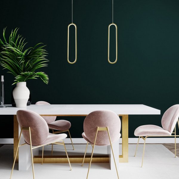 Подвесной светильник 90269/1 черный/золото Eurosvet Spire