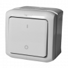 Legrand Quteo Сер Выключатель двухполюсный IP44