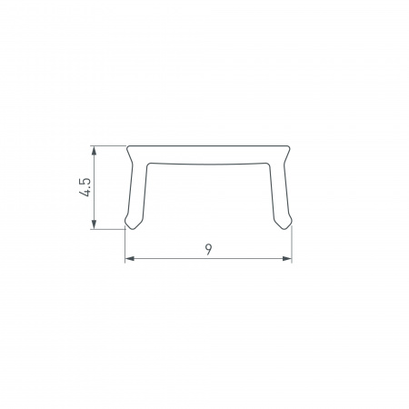 Arlight Экран W10-2000 OPAL (Пластик)