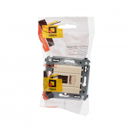 DKC Avanti Ванильная дымка Розетка одинарная тип А-А HDMI