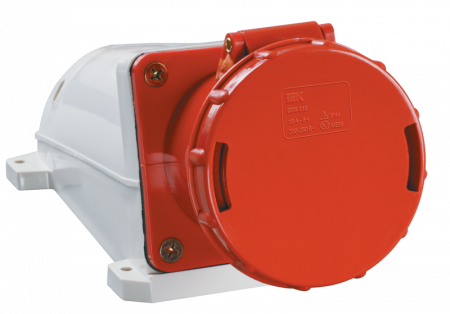 IEK Розетка 134 стационарная 3Р+РЕ 63А 380В IP54