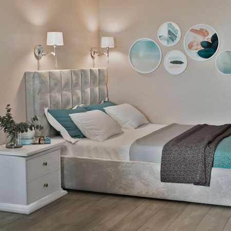 Настенное бра с абажуром 10127/1 хром Eurosvet Madera