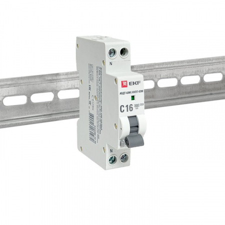 EKF PROxima АВДТ-63 Диф. Автомат (C)   16А/30мА тип АС 6кА , электронный