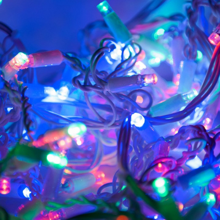 Гирлянда бахрома мульти 3*0.6 М IP65 100-101 Eurosvet 100-101