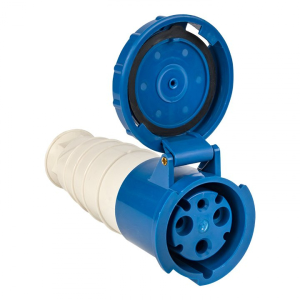 EKF PROxima Розетка переносная 233 2Р+РЕ 63А 220В IP67