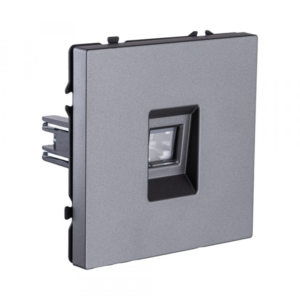 Розетка Ethernet RJ45 Cat.6, серый Kollinger Eclipse EC-017GY