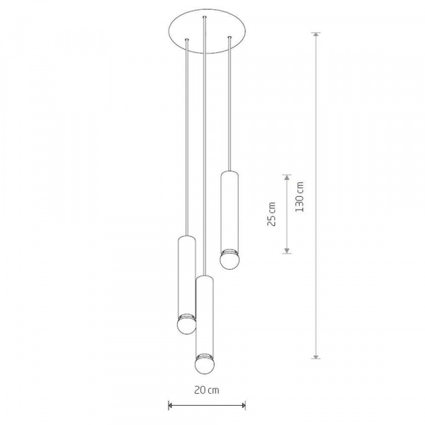 Подвесная люстра Nowodvorski Baton 7856