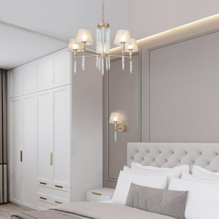 Подвесной светильник 60148/5 матовое золото Eurosvet Charuel