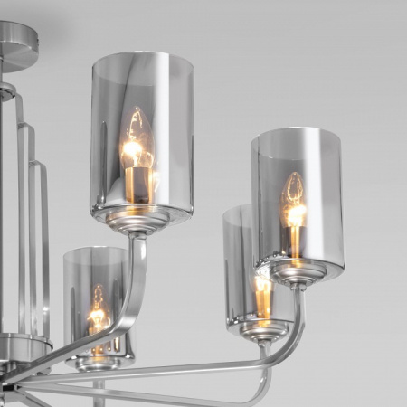 Потолочный светильник 60138/8 сатин-никель Eurosvet Defi