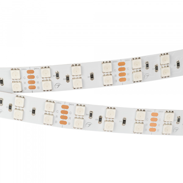 Светодиодная лента Arlight 28,8W/m 120LED/m 5060SMD красный 5M 011205(2)