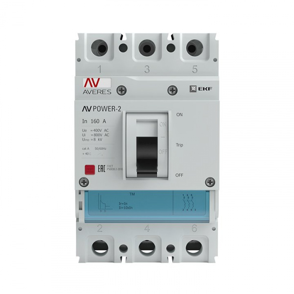 EKF Averes Автоматический выключатель AV POWER-1/3 160А 35kA TR