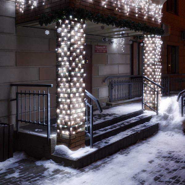 Arlight Светодиодная гирлянда ARD-NETLIGHT-CLASSIC-2000x1500-BLACK-288LED White (230V, 18W) (Ardecoled, IP65)