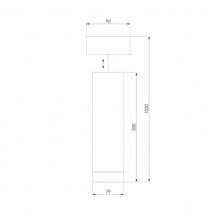 Подвесной светодиодный светильник DLR023 12W 4200K черный матовый Elektrostandard Topper a040264