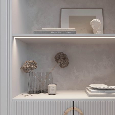 Лента COB-X528-8mm 24V Warm2700 (6 W/m, IP20, 5m, FreeCut) (Arlight, Свободная резка)